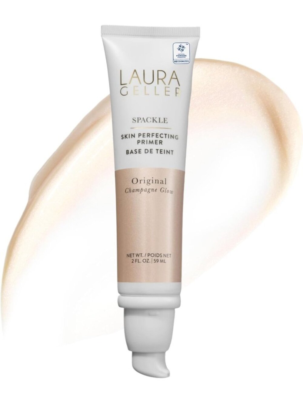 Champagne Glow Makeup Primer - Hydrating Face Base for Flawless Skin, 2 Fl Oz
